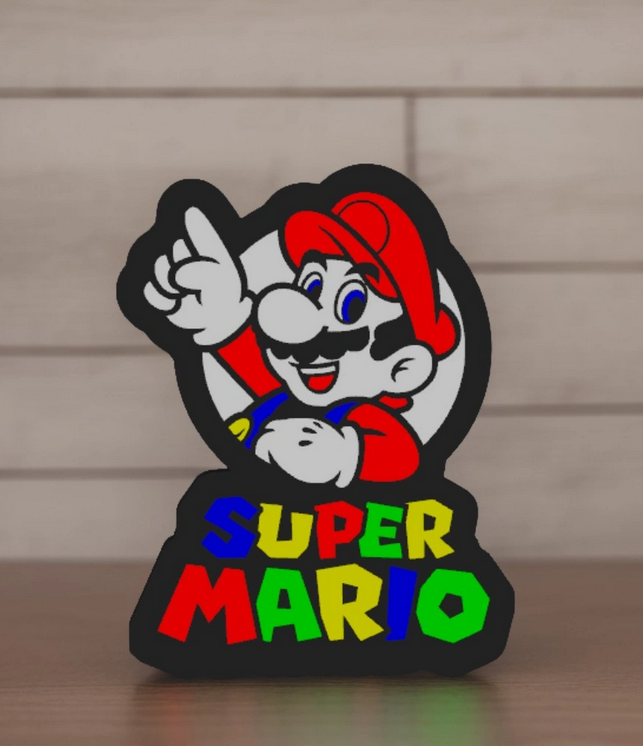 Luminária Super Mario